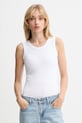 Top Calvin Klein slim biela LV044D218G