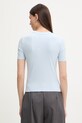 Odzież Calvin Klein t-shirt damski z modalem LV044D246G niebieski