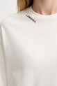 La Mania tricou din bumbac ADELL bej