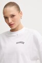 Barbour t-shirt bawełniany CLAYDON biały LTS0687