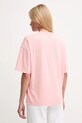 Odzież Barbour t-shirt bawełniany CLAYDON LTS0687 różowy