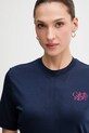 Бавовняна футболка Calvin Klein Jeans темно-синій LV047D211G