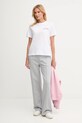 Calvin Klein Jeans t-shirt bawełniany LV047D882G biały AW25