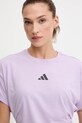adidas Performance t-shirt treningowy Power JX1191 fioletowy