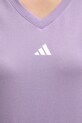 adidas Performance t-shirt treningowy Aeroready Wourkout Essentials JY2179 fioletowy