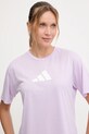 adidas Performance t-shirt treningowy Workout Essentials fioletowy JY2183