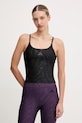 Tréningový top adidas Performance Aop Optime slim čierna JV6961