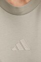 Βαμβακερό μπλουζάκι adidas All Szn JV9839 πράσινο
