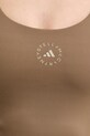 adidas by Stella McCartney top treningowy JW1998 brązowy