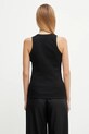 Одяг Бавовняний топ Coperni Washing Clip Rib Top COPT41BISF5033 чорний