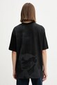 Odzież Karl Lagerfeld Jeans t-shirt bawełniany A4W17096 czarny