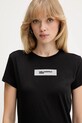 Karl Lagerfeld Jeans t-shirt bawełniany czarny A4W17002