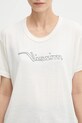 Visvim t-shirt wełniany carree tee s/s beżowy 325105010006
