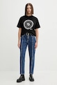 Karl Lagerfeld Jeans t-shirt bawełniany A4W17008 czarny AW25