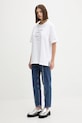 Karl Lagerfeld Jeans t-shirt bawełniany A4W17009 biały AW25