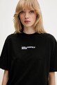 Karl Lagerfeld Jeans t-shirt bawełniany czarny A4W17004