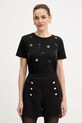 Morgan t-shirt regular czarny DGAME