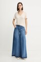 Morgan t-shirt DOLLY beżowy AW25