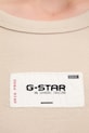 G-Star t-shirt bawełniany D27741.D961 beżowy