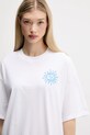 Хлопковая футболка Hugo Blue белый 50547957