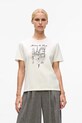 Karl Lagerfeld tricou din bumbac print bej A4W17087
