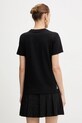 Odzież Karl Lagerfeld t-shirt bawełniany A4W17087 czarny