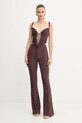 Elisabetta Franchi bluzka TO04357E2 fioletowy AW25