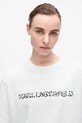 Îmbrăcăminte Karl Lagerfeld tricou din bumbac A4W17074 alb