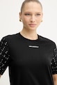 Karl Lagerfeld tricou de lână negru A4W17091