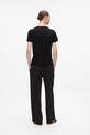 Βαμβακερό μπλουζάκι Karl Lagerfeld A4W17050 μαύρο AW25