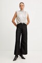 Karl Lagerfeld bluză A4W17095 argintiu AW25