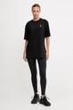 ON running t-shirt bawełniany Club T 1WE10060553 czarny AW25