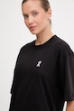 On t-shirt bawełniany Club T czarny 1WE10060553