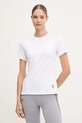 ON running t-shirt do jogi Studio T z elastanem biały 1WF12460069