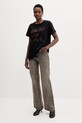 Aniye By t-shirt bawełniany 181452 czarny AW25