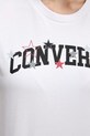 Converse t-shirt bawełniany CVW5T026 biały