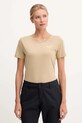 Kratka majica Salewa Eagle Vocab Brez vzorca bež 00.0000029199