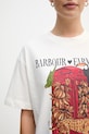 Хлопковая футболка Barbour x Farm Rio LTS0699 белый