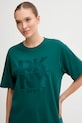 Dkny tricou din bumbac verde DP5T1470