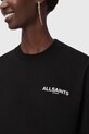 Ρούχα Βαμβακερό μπλουζάκι AllSaints ANIA W115JD μαύρο