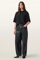 Бавовняна футболка AllSaints CRANEO W065JD чорний
