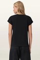 Ρούχα Βαμβακερό μπλουζάκι AllSaints LENA W021JD μαύρο