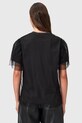 Μπλουζάκι AllSaints ROAR μαύρο W075JD