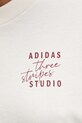 adidas t-shirt bawełniany KT3275 beżowy
