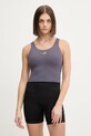 adidas Performance top treningowy z elastanem szary KT3278