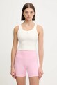 adidas Performance top z elastanem beżowy KT3281