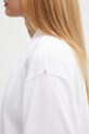 Sportmax t-shirt bawełniany NAVA biały 2522946015600