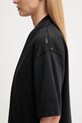 Sportmax t-shirt bawełniany NAVA czarny 2522946015600