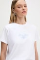Guess Jeans t-shirt biały W5BI09.J1314