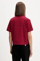 Odzież Guess Jeans t-shirt bawełniany W5BI11.K8HM0 bordowy